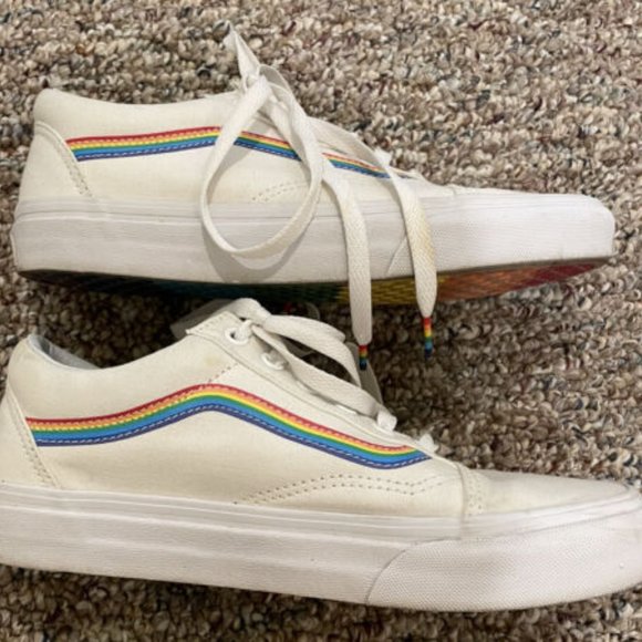 VANS Old Skool Rainbow Limited Edition Women's Size 7.5 - Picture 8 of 9
